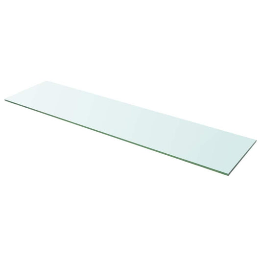 3051585 vidaXL Shelves 2 pcs Panel Glass Clear 100x25 cm (243845x2)
