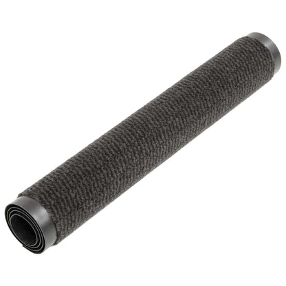 Dust Control Mats 2 pcs Rectangular Tufted 80x120 cm Black