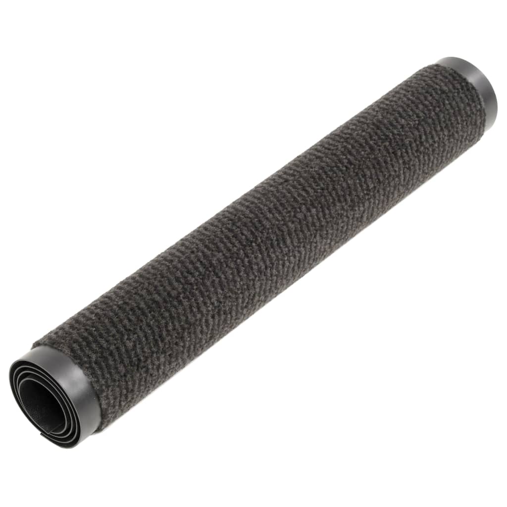 Dust Control Mats 2 pcs Rectangular Tufted 90x150 cm Black