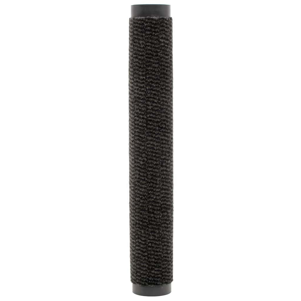 Dust Control Mats 2 pcs Rectangular Tufted 90x150 cm Black