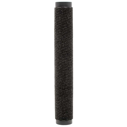 Dust Control Mats 2 pcs Rectangular Tufted 90x150 cm Black