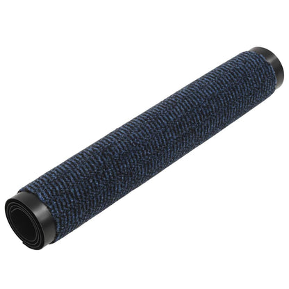 Dust Control Mats 2 pcs Rectangular Tufted 90x150 cm Blue