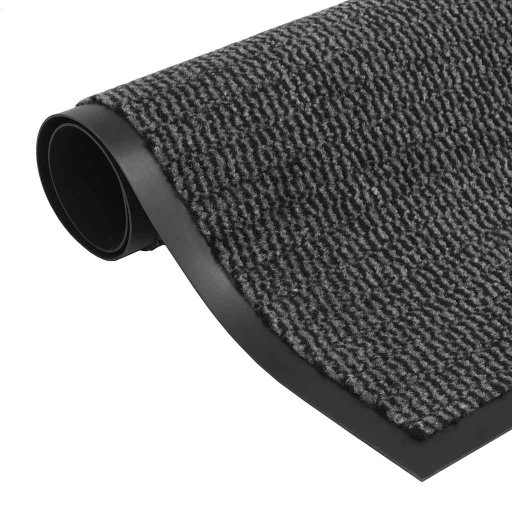 Dust Control Mats 2 pcs Rectangular Tufted 120x180cm Anthracite
