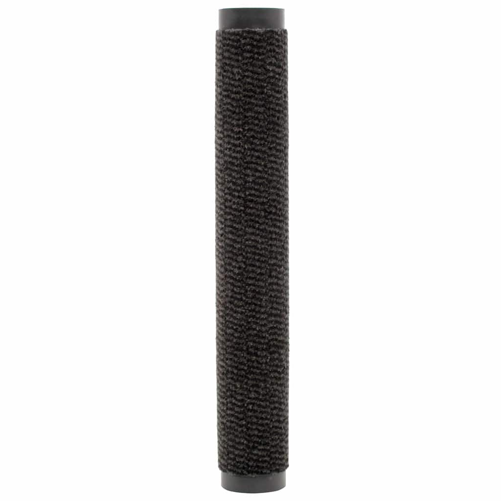 Dust Control Mats 2 pcs Rectangular Tufted 120x180 cm Black