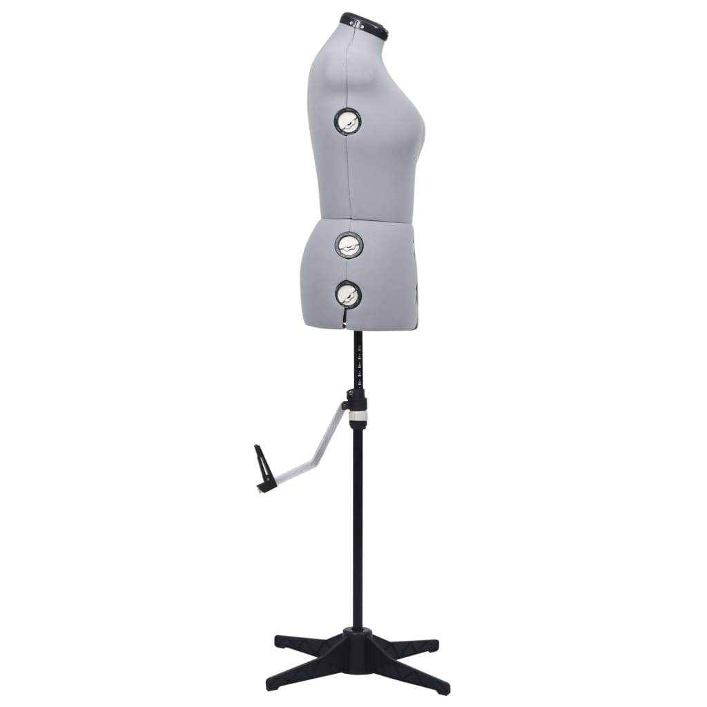 Adjustable Dress Form Female Grey M Size 40-46