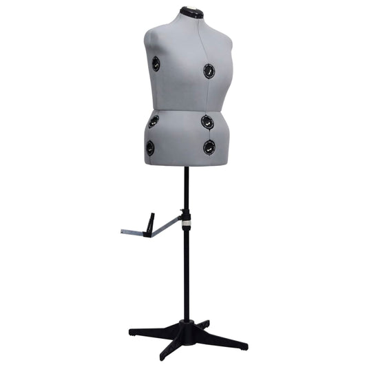Adjustable Dress Form Female Grey L Size 44-50