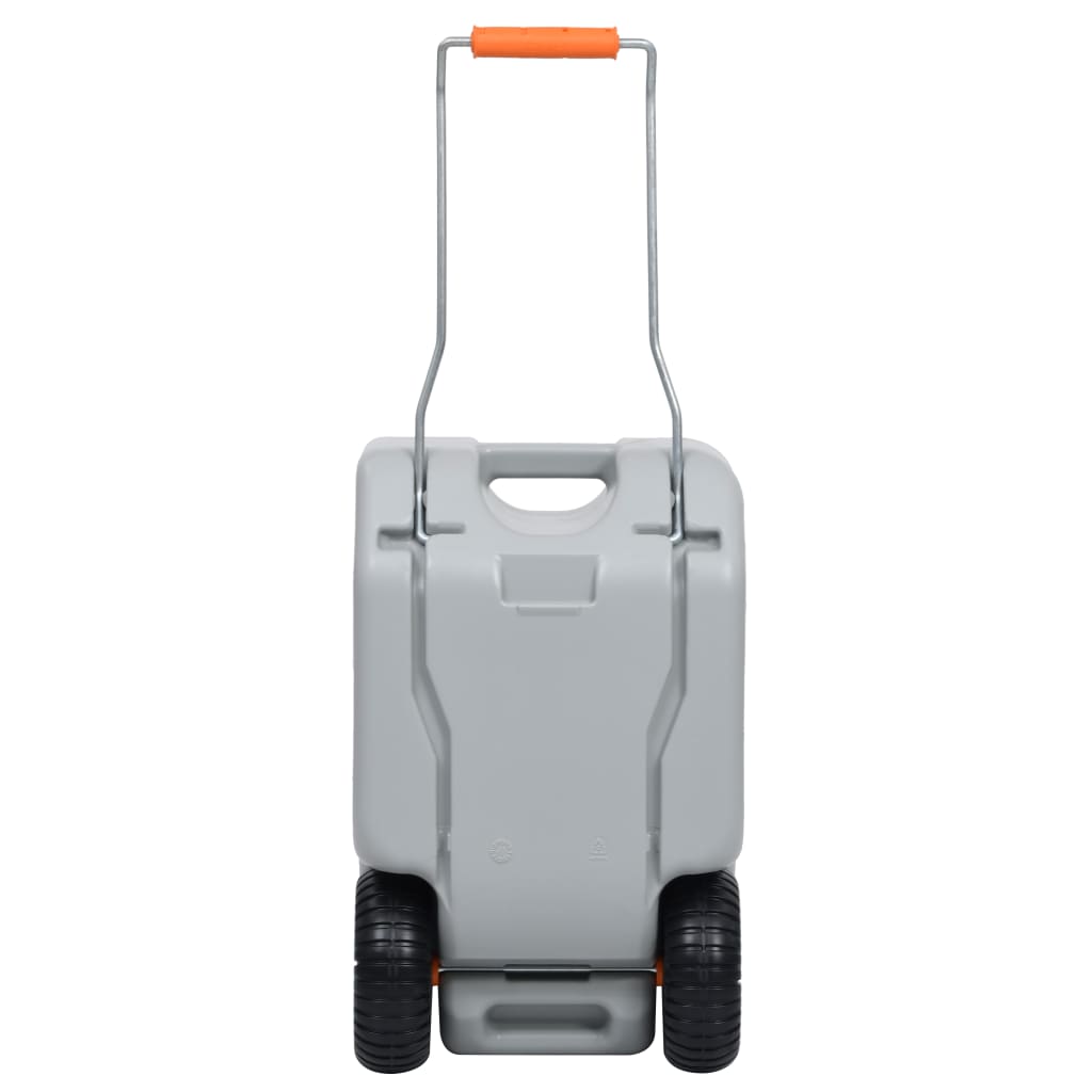 Wheeled Water Tank for Camping 25 L Grey