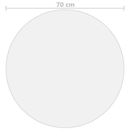 Table Protector Matt Ø 70 cm 1.6 mm PVC