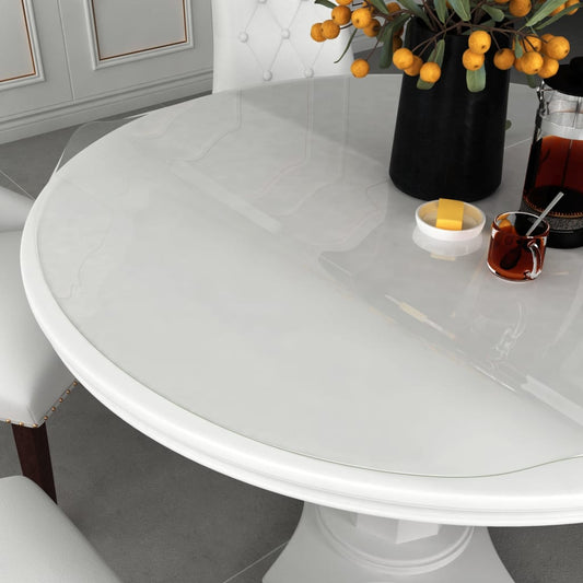Table Protector Transparent Ø 80 cm 2 mm PVC