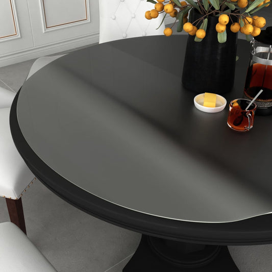 Table Protector | Transparent | PVC | 80 cm diameter | Scratch-resistant