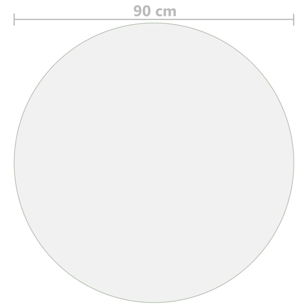 Table Protector | Transparent | PVC | 90 cm diameter | Table Protector