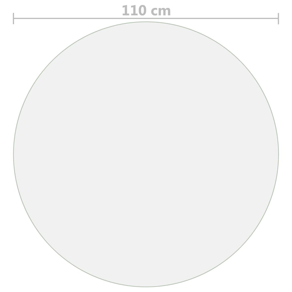 Table Protector Matte Ø 110 cm 1.6 mm PVC