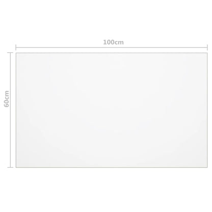 Table Protector Transparent 100x60 cm 1.6 mm PVC