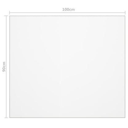 Table Protector Transparent 100x90 cm 1.6 mm PVC