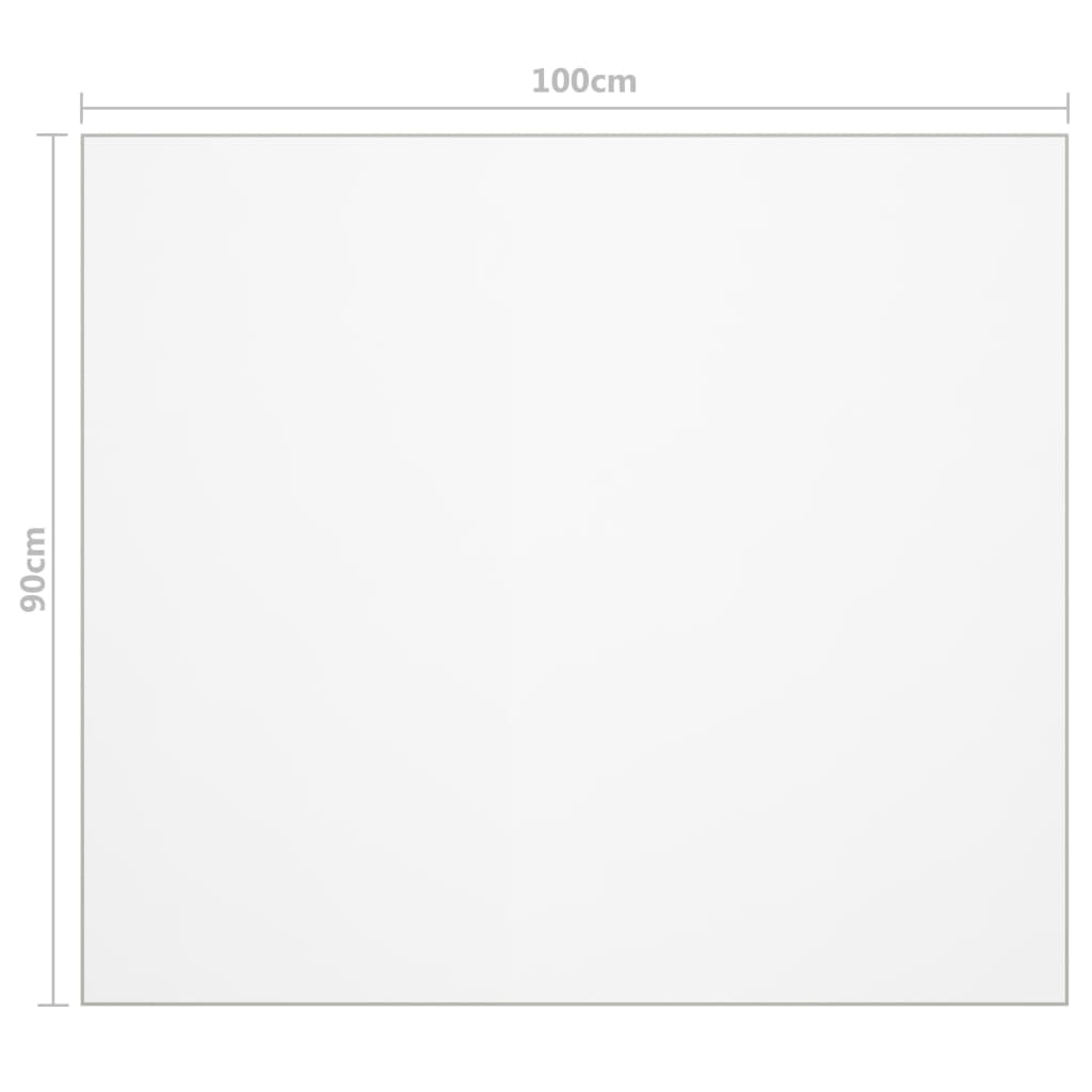Table Protector Matt 100x90 cm 1.6 mm PVC