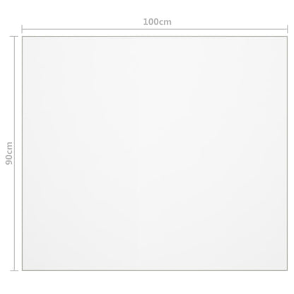 Table Protector Matt 100x90 cm 1.6 mm PVC