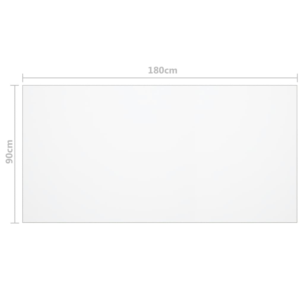 Table Protector Transparent 180x90 cm 1.6 mm PVC
