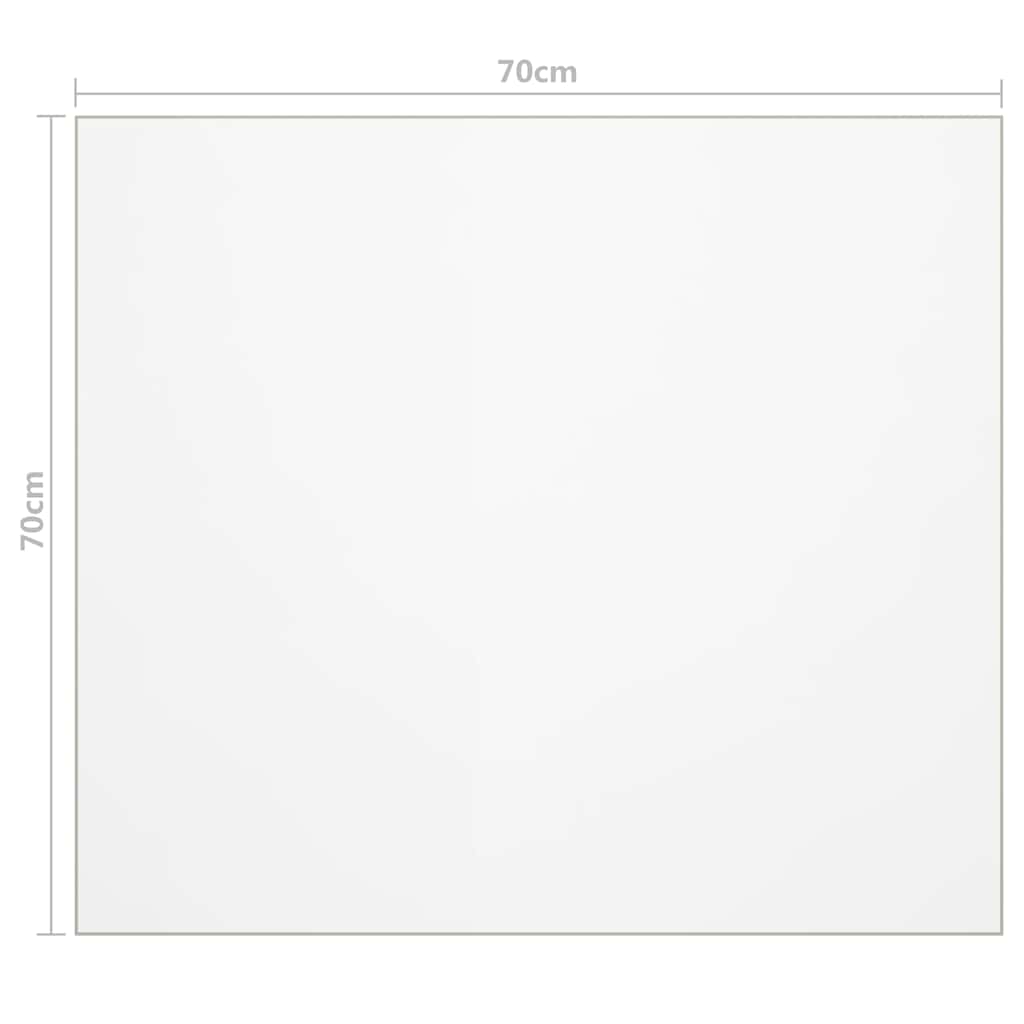 Table Protector Transparent 70x70 cm 1.6 mm PVC