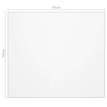 Table Protector | Transparent | PVC | 70x70 cm | Table Protector | Square