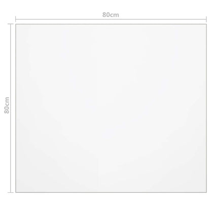Table Protector Matt 80x80 cm 1.6 mm PVC