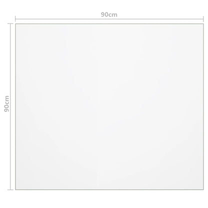 Table Protector Transparent 90x90 cm 1.6 mm PVC