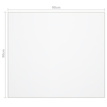 Table Protector Matt 90x90 cm 1.6 mm PVC