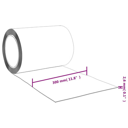 288282 vidaXL Strip Curtain Roll PVC 2,6 mm x 300mm 25 m