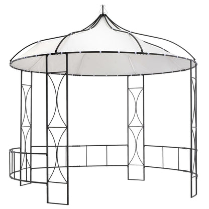 Gazebo 300x290 cm White Round