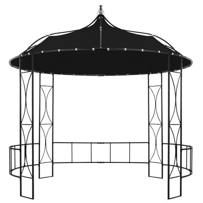 Gazebo 300x290 cm Anthracite Round