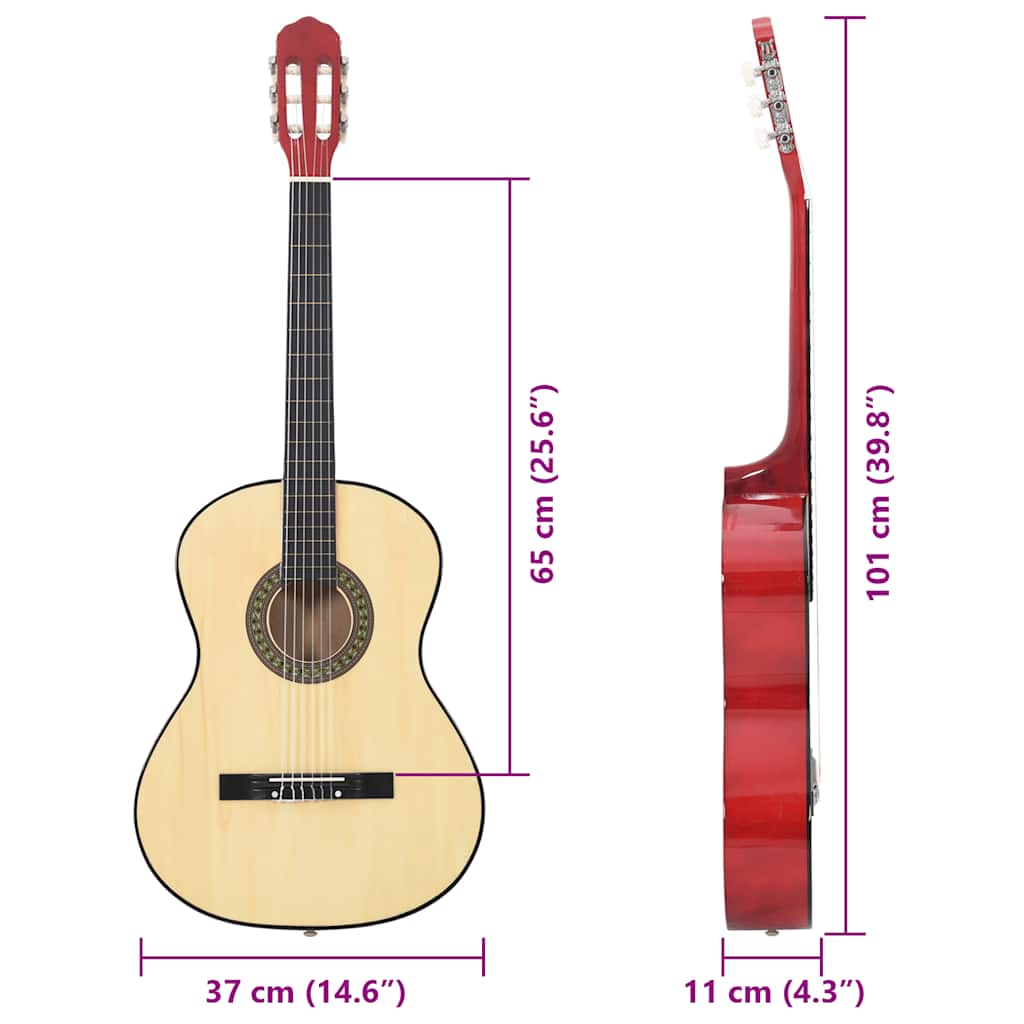 Classical Guitar for Beginner 4/4 39 Basswood