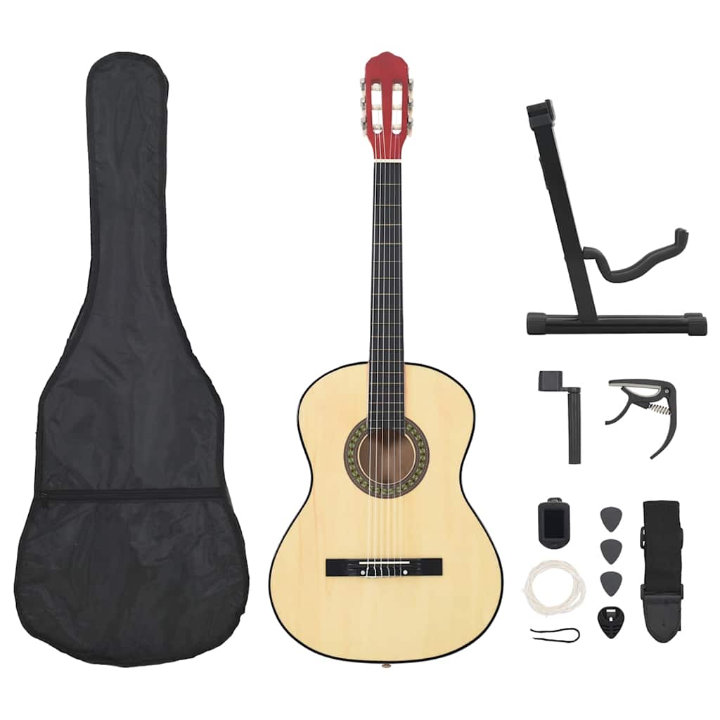 12 Piece Classical Guitar Beginner Set 4/4 39