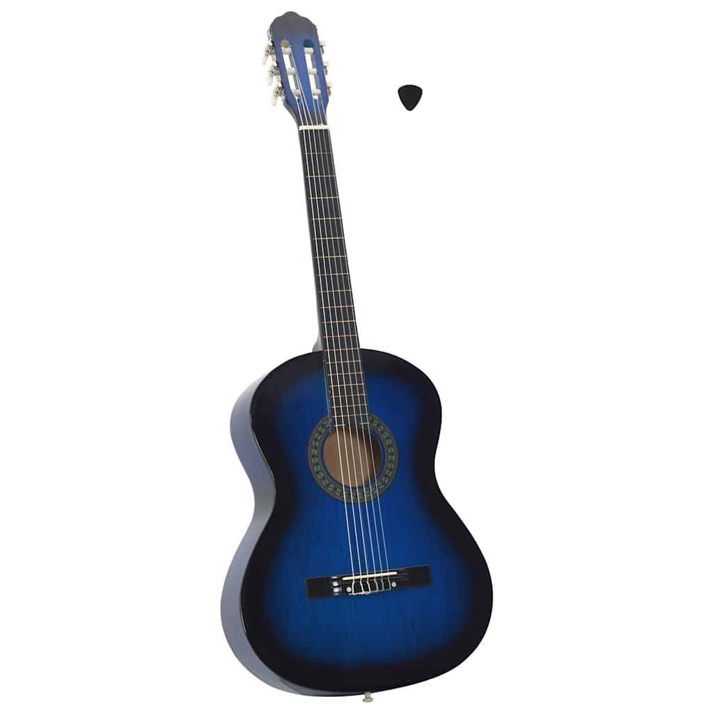 Classical Guitar for Beginner Blue 4/4 39" Basswood