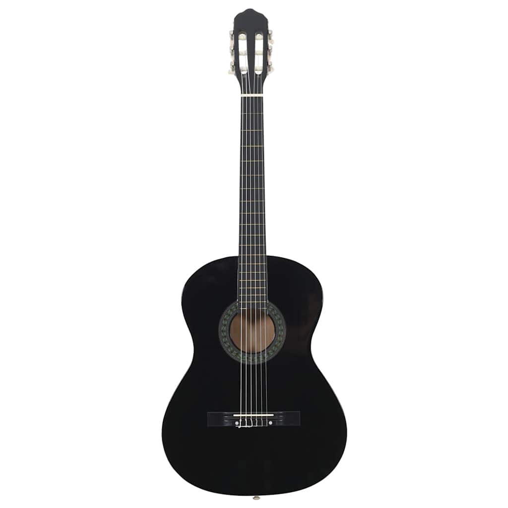 Classical Guitar for Beginner Black 4/4 39" Basswood