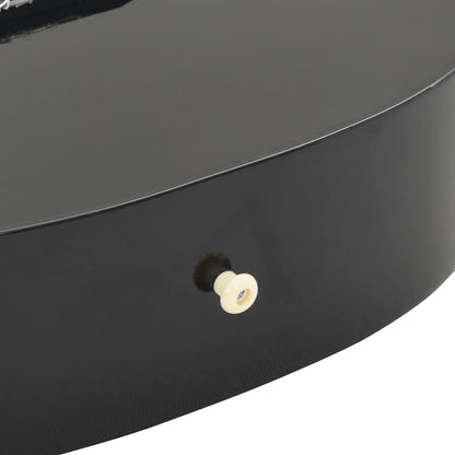 Classical Guitar for Beginner Black 4/4 39" Basswood