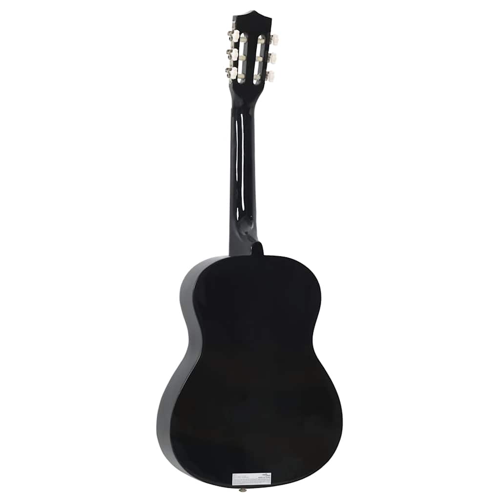 70119 vidaXL 8 Piece Classical Guitar Beginner Set Black 3/4 36