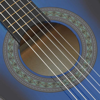 Classical Guitar for Beginner and Kids Blue 1/2 34"