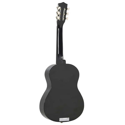 Classical Guitar for Beginner and Kids Black 1/2 34"