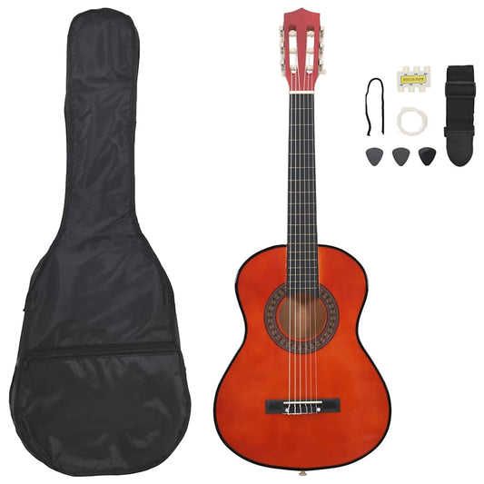 8 Piece Classical Guitar Beginner Set 1/2 34"