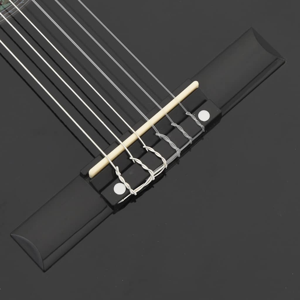Western Classical Cutaway Guitar with Equalizer 6 Strings Black