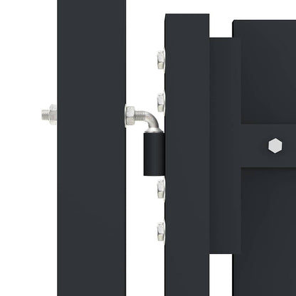 Double Door Fence Gate Steel 300x175 cm Anthracite
