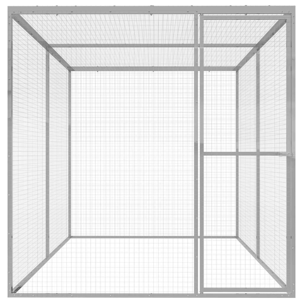 Cat Cage 3x1.5x1.5 m Galvanised Steel