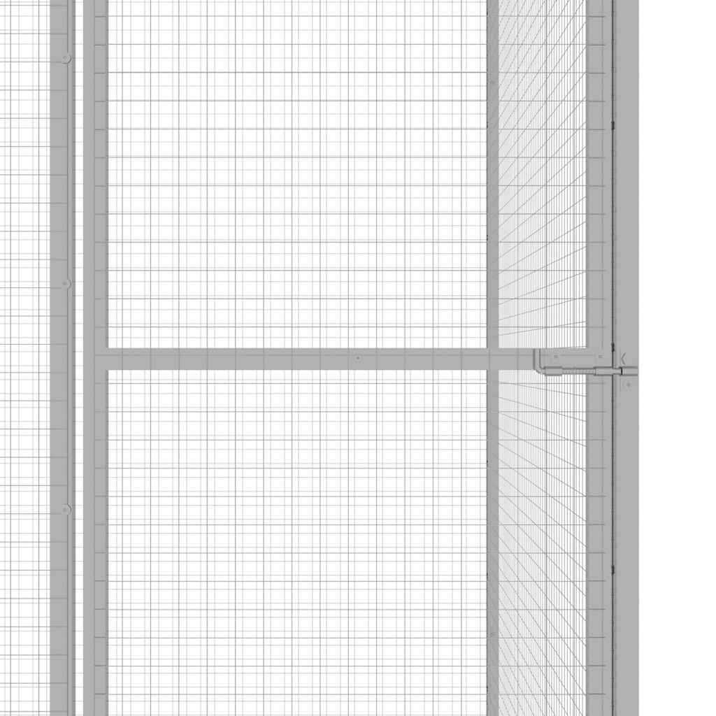Cat Cage 3x1.5x1.5 m Galvanised Steel