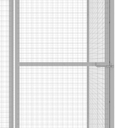 Cat Cage 3x1.5x1.5 m Galvanised Steel