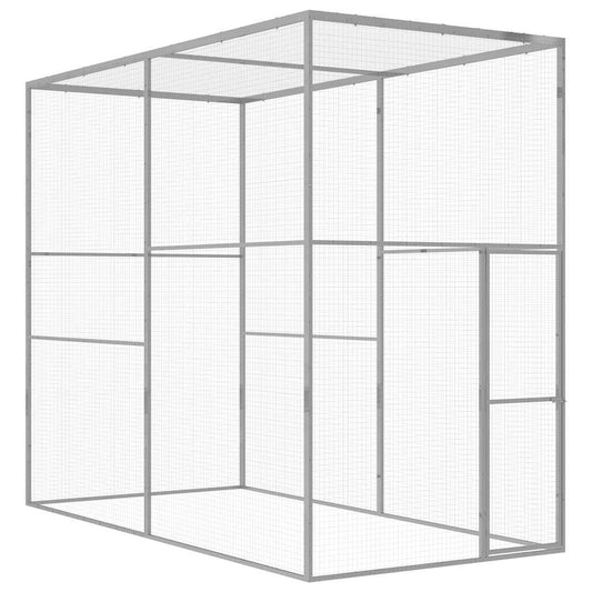 Cat Cage 3x1,5x2,5 m Galvanised Steel