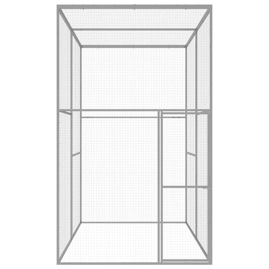 Cat Cage 3x1,5x2,5 m Galvanised Steel