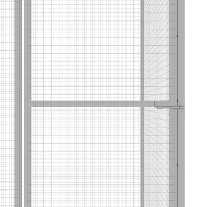 Cat Cage 3x1.5x2.5 m Galvanised Steel