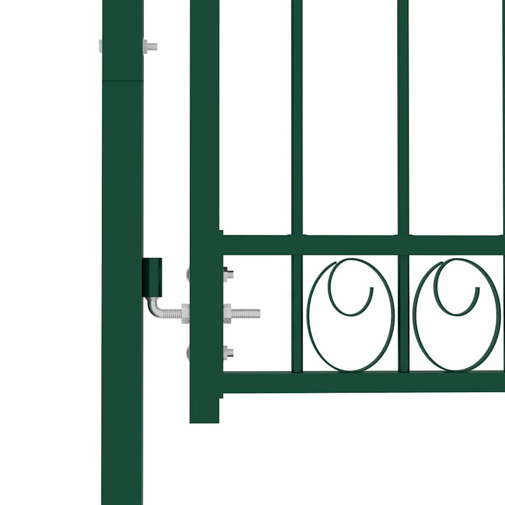 Fence gates EMMEN 104 x 86 cm Lockable Powder-coated steel