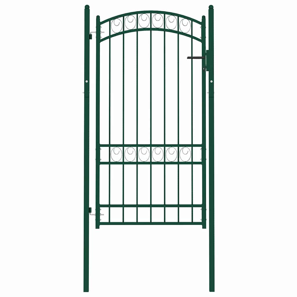 Fence gates EMMEN 104 x 123.5 cm Lockable Powder-coated steel
