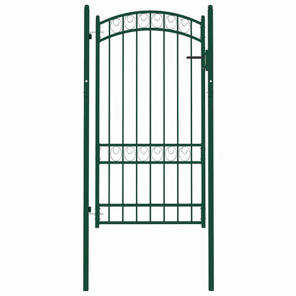 Fence gates EMMEN 104 x 123.5 cm Lockable Powder-coated steel