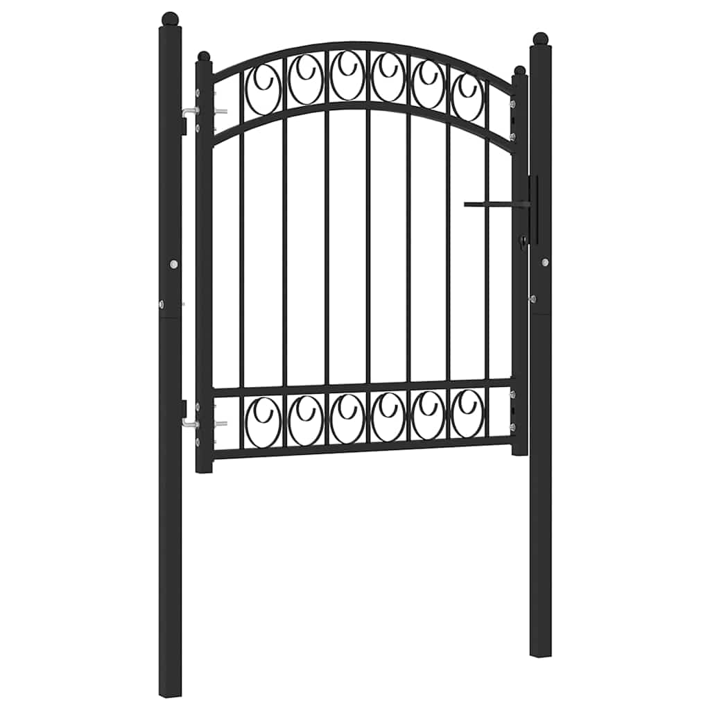 Fence gates EMMEN 104 x 86 cm Lockable Powder-coated steel